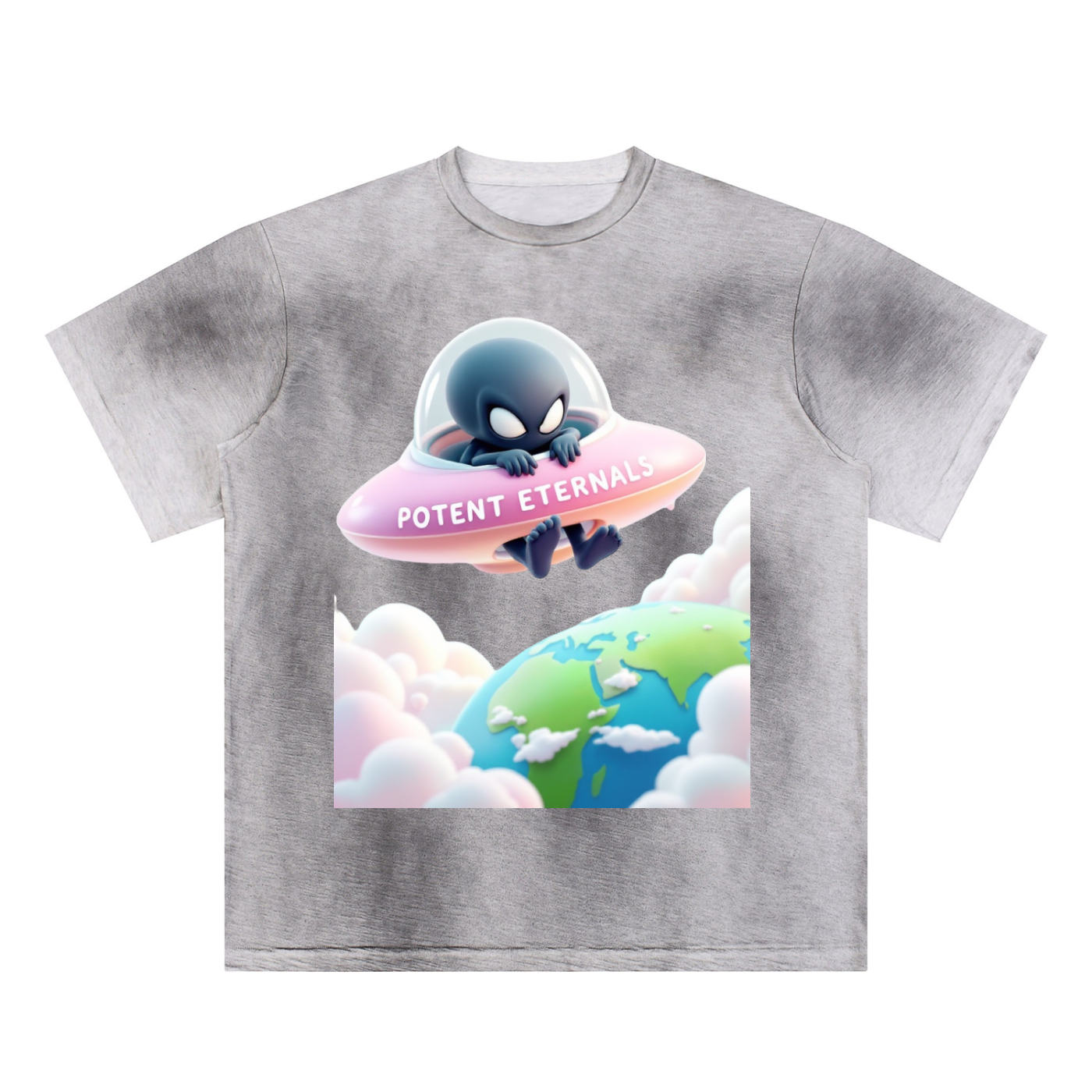 Sun Fade Hand-Painted T-Shirt