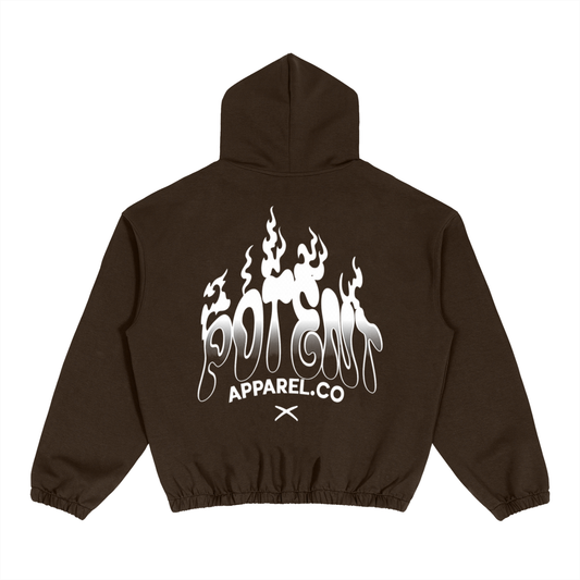 Boxy Cinched Hem Hoodie