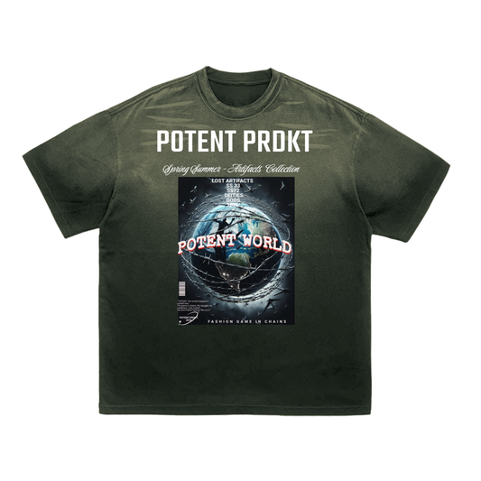 Tiger Stripe Gradient Washed T-Shirt