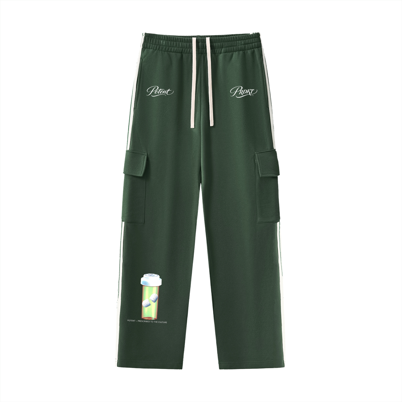 Side Stripe Straight-Leg Pants