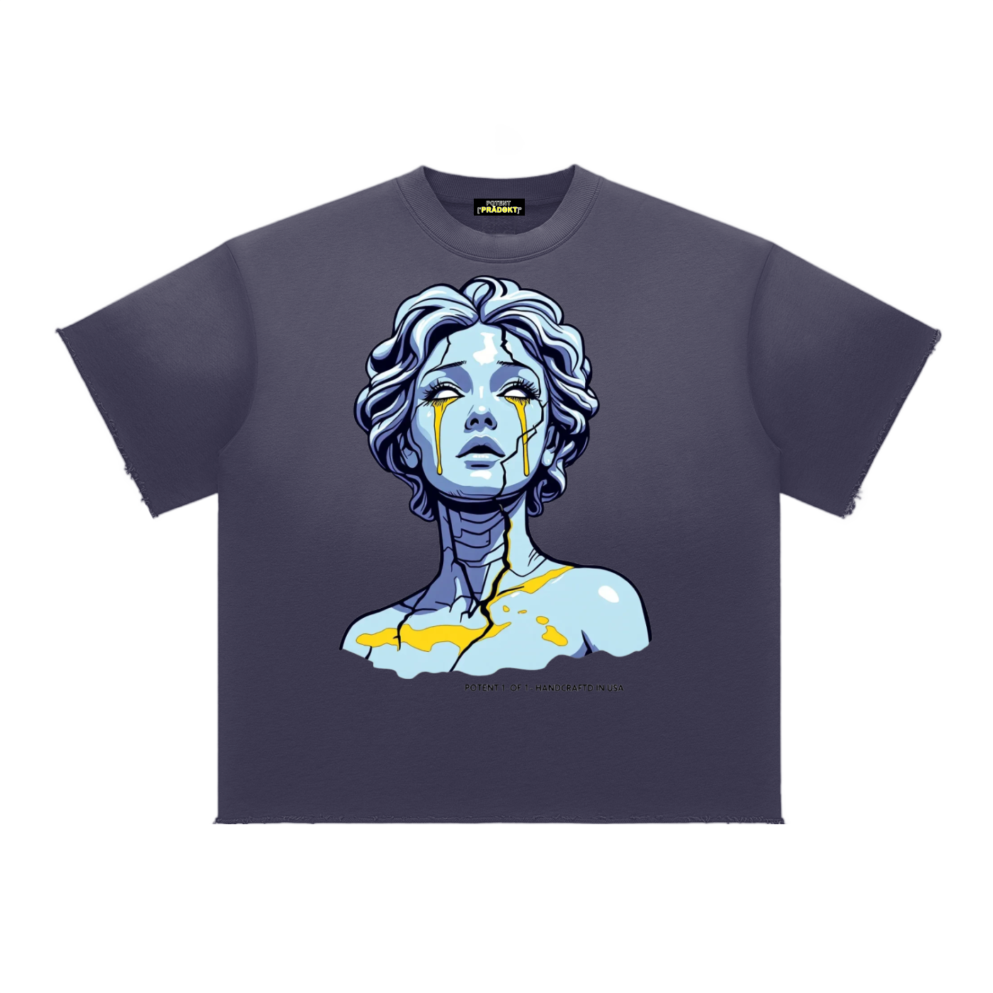 Sun Fade Raw Edge T-Shirt