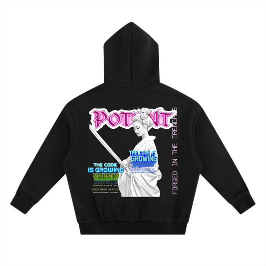 Essential Heavyweight Boxy Fleece Hoodie 500 GSM