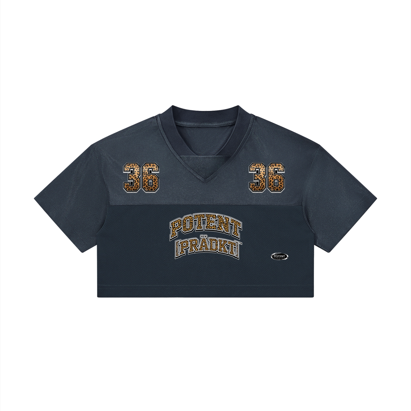 Women’s Cropped Paneled V-Neck Jersey