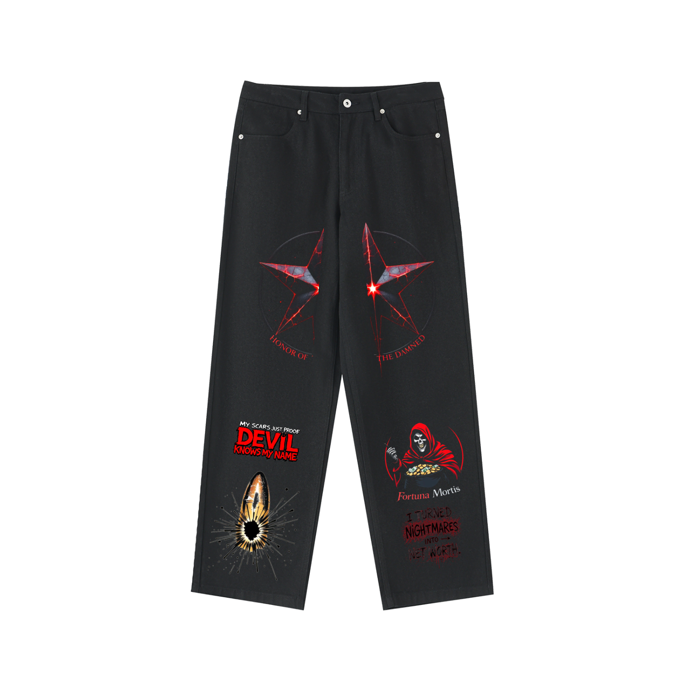 Heavyweight Cotton Straight-Leg Pants