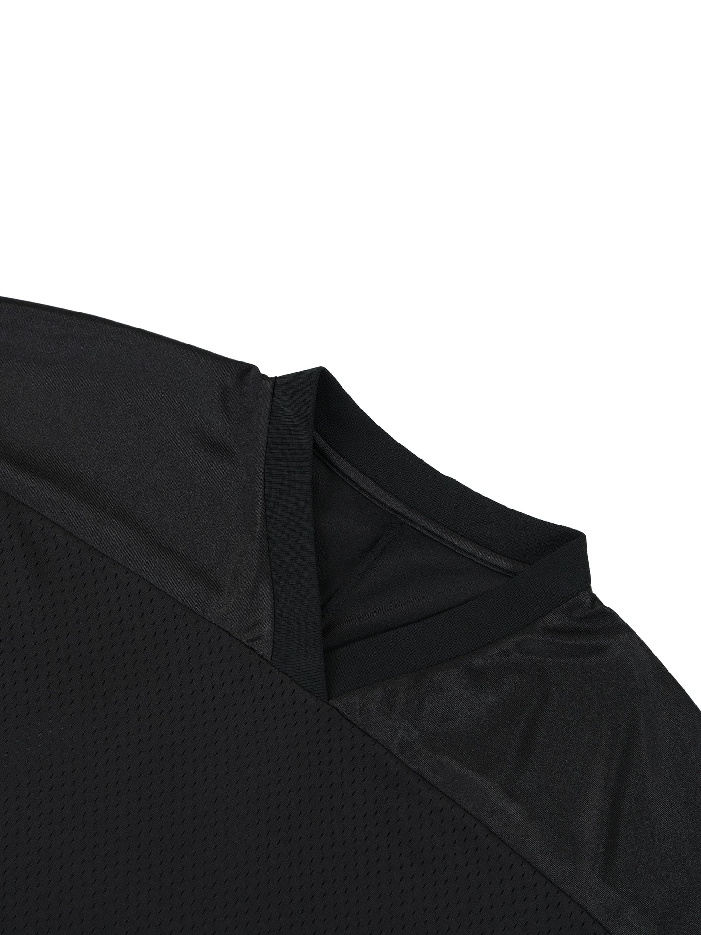 Oversized Mesh V-Neck Soccer Jersey