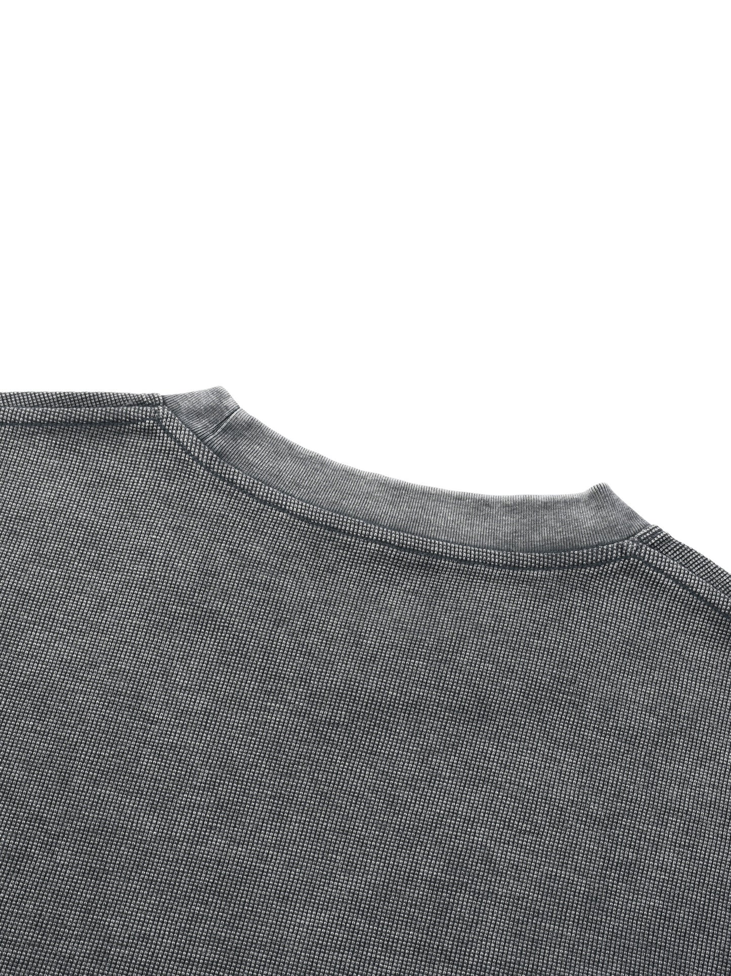 Unisex Mineral Wash Waffle Boxy T-Shirt