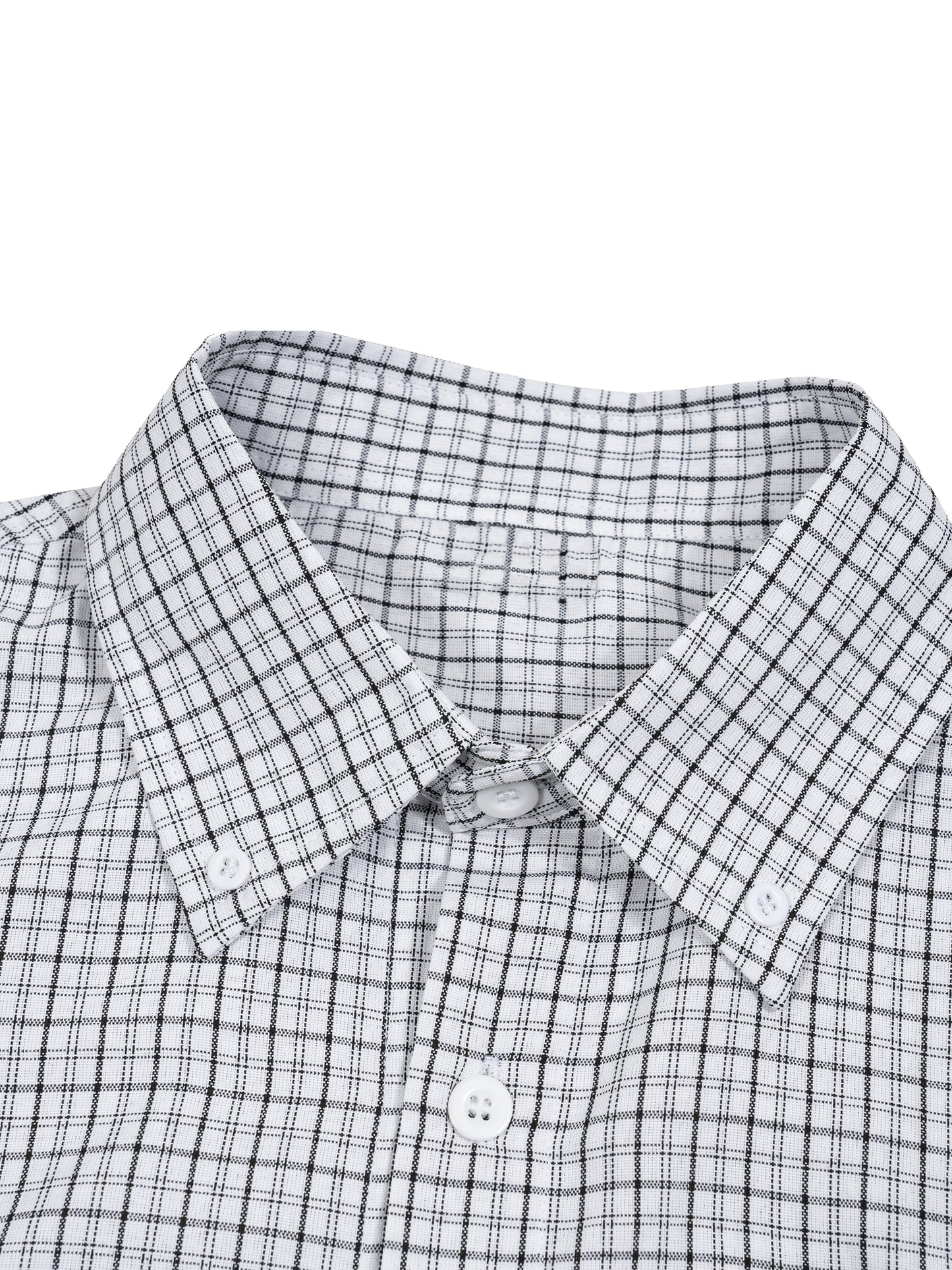 Unisex Distressed Plaid Boxy Shirt