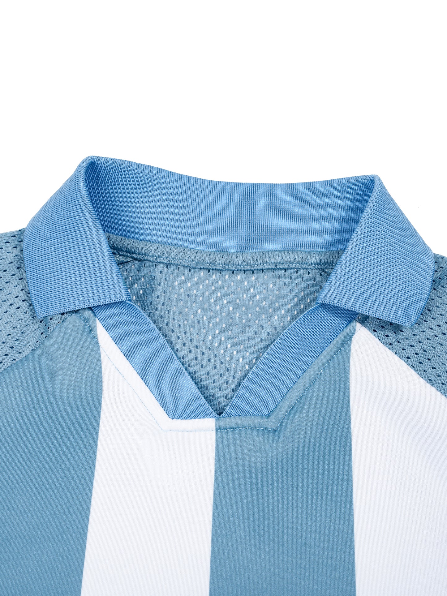Unisex Striped Mesh Boxy Soccer Jersey
