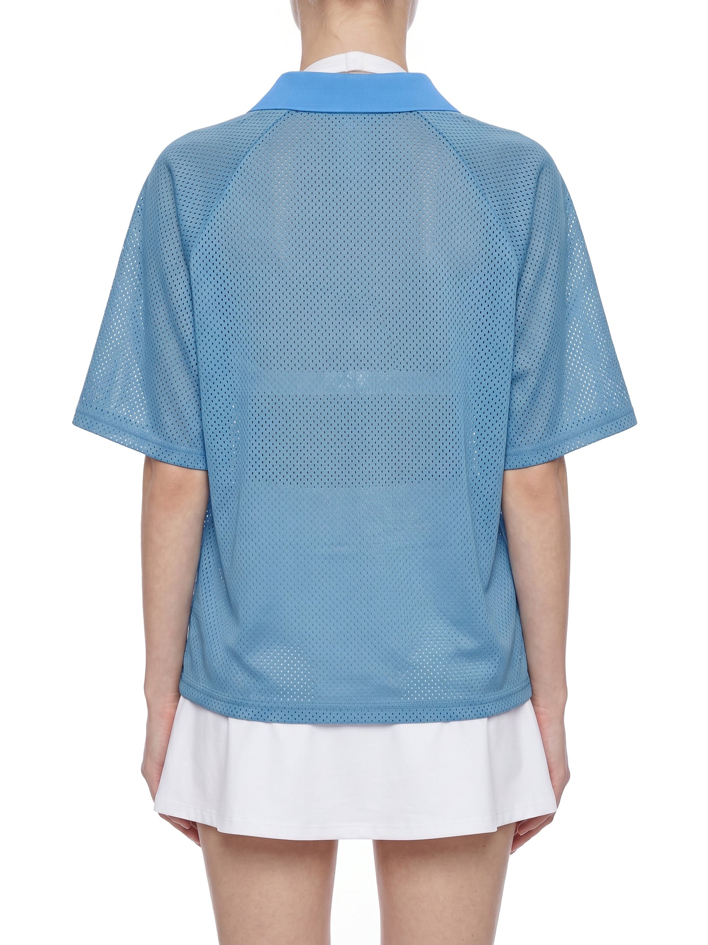 Unisex Striped Mesh Boxy Soccer Jersey